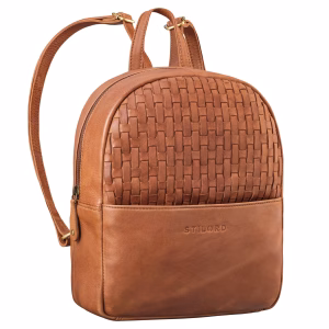 Laviniai Pebbled Leather Backpack